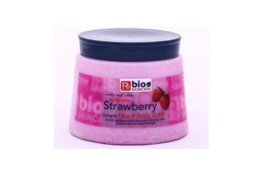 BIO Skincare Face & Body Scrub Strawberry 500ml
